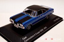 1:43 OPEL Commodore A Coupe GS/E (1970), blue / black